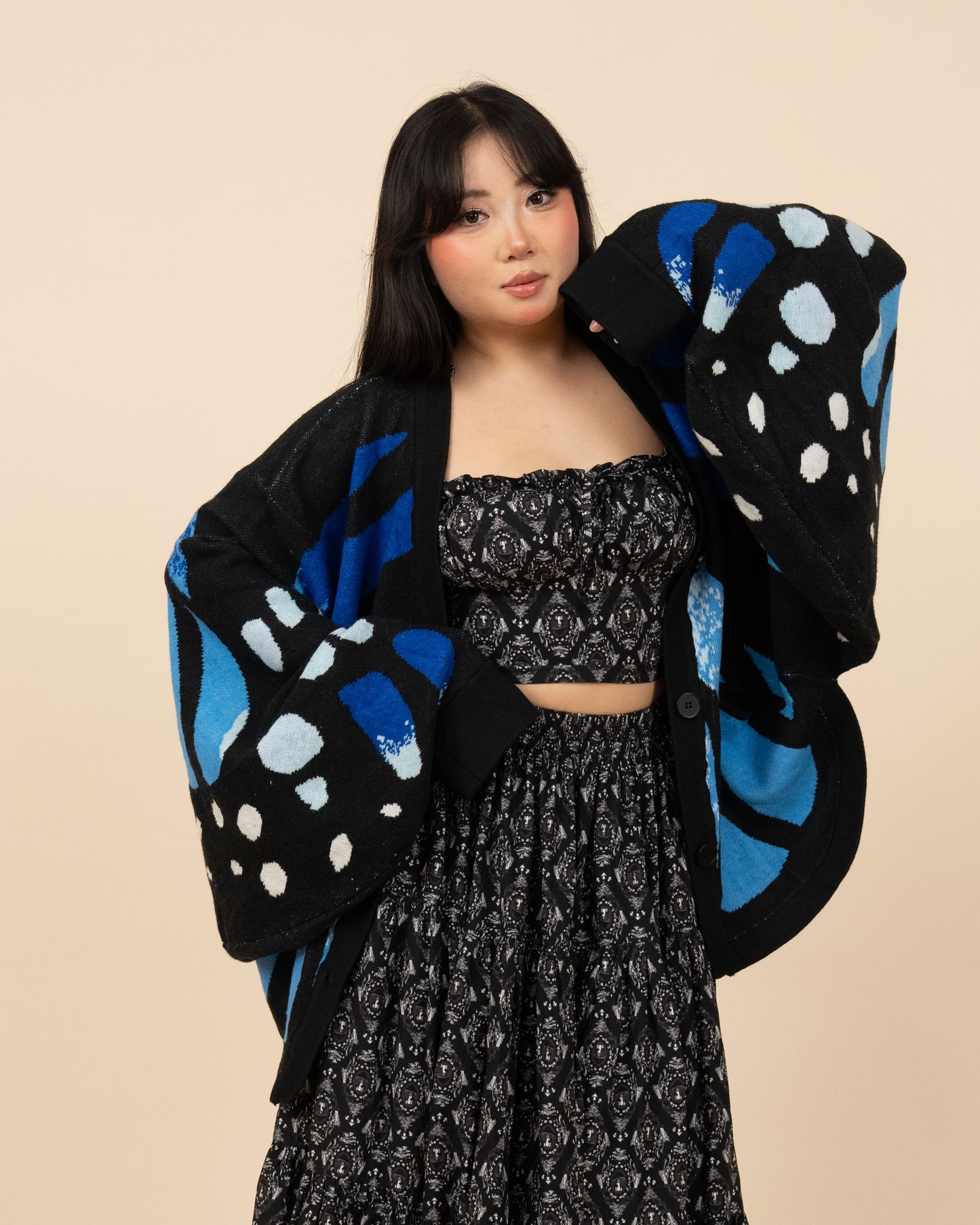 Blue Monarch Cardigan (Coming soon...)