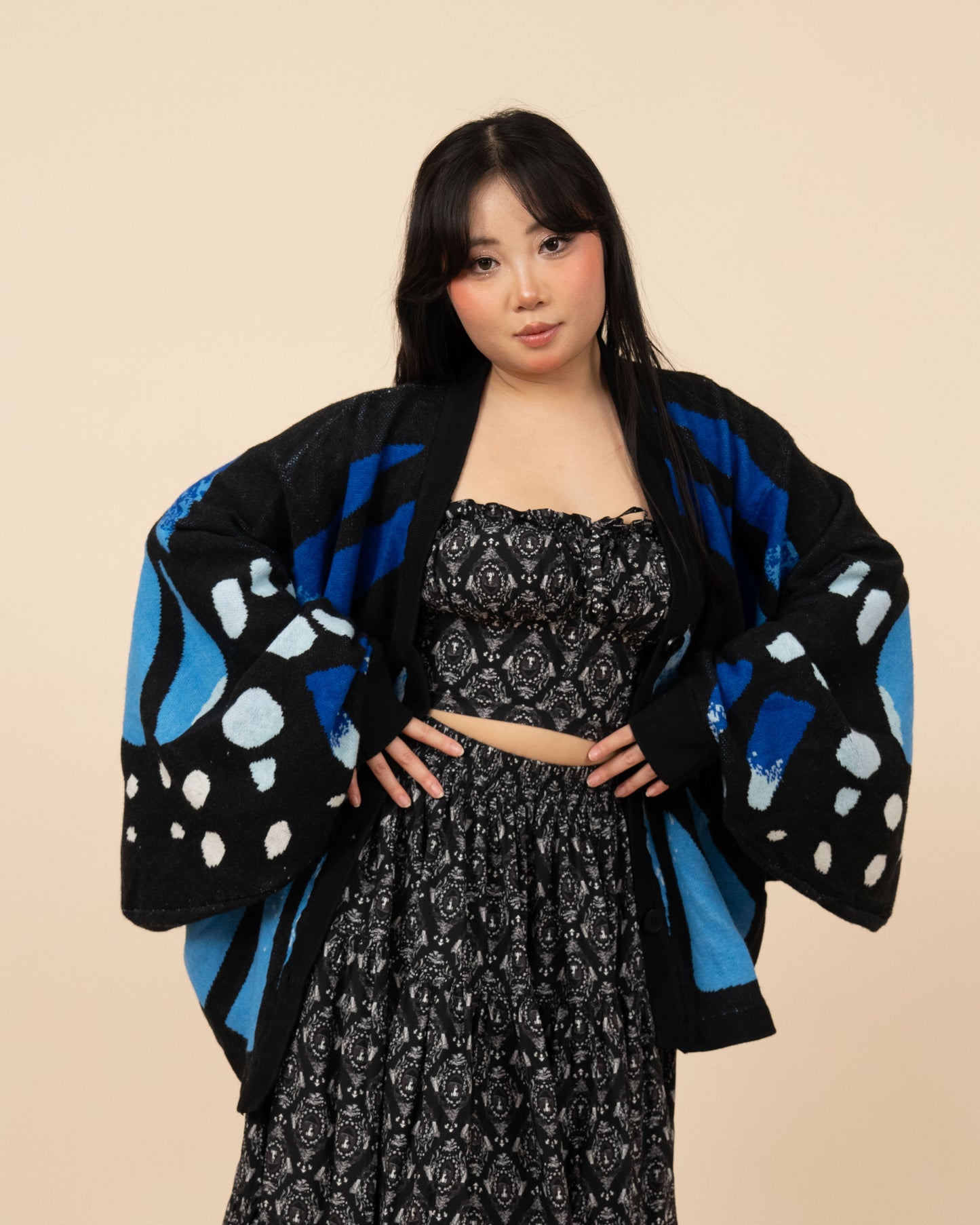 Blue Monarch Cardigan (Coming soon...)
