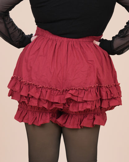 (Pre-Order CLOSED) 100% Cotton Bloomers in Carmine Rose (ESD July 30th - August 10th, 2026)
