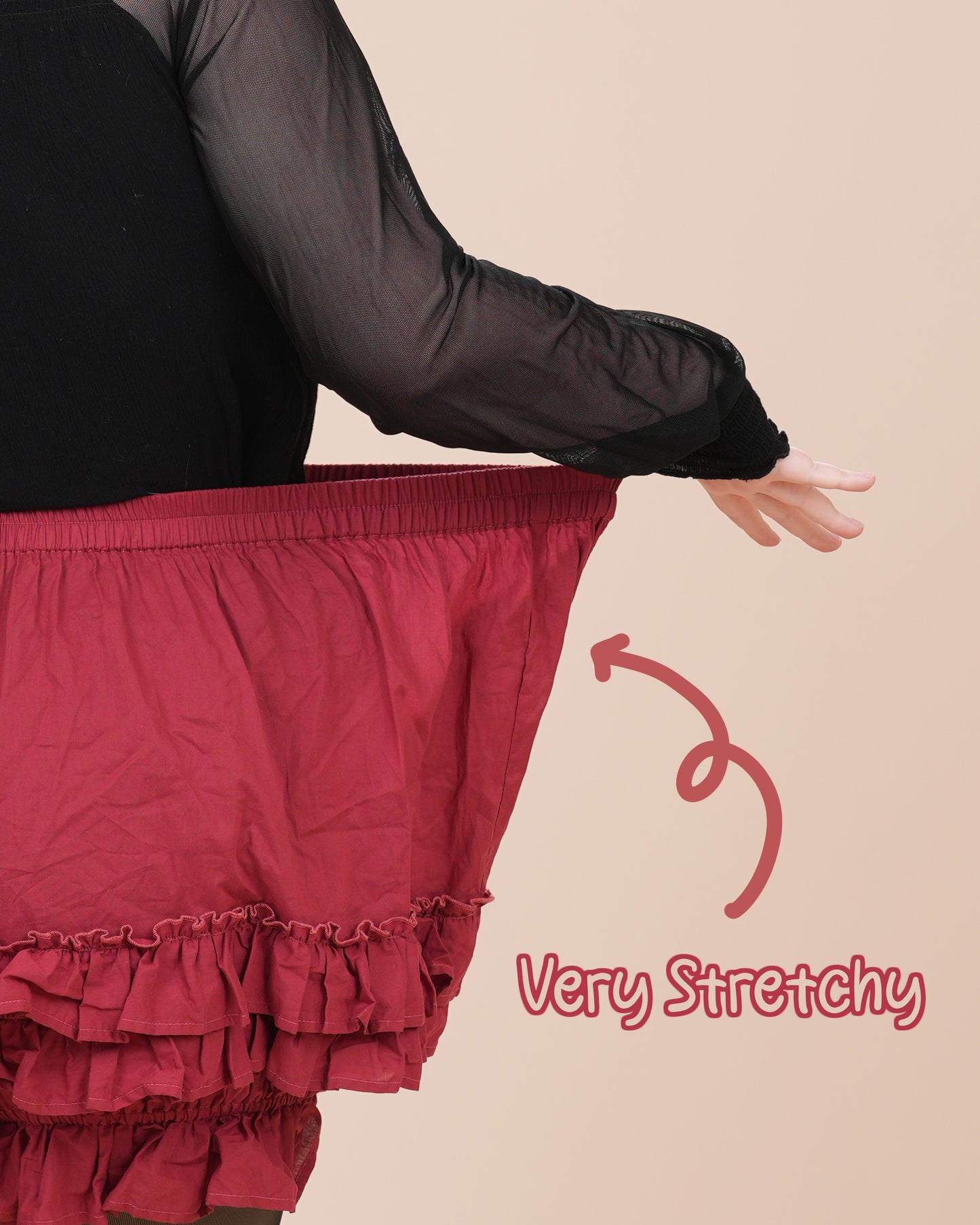 (Pre-Order CLOSED) 100% Cotton Bloomers in Carmine Rose (ESD July 30th - August 10th, 2026)