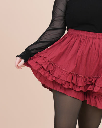 (Pre-Order CLOSED) 100% Cotton Bloomers in Carmine Rose (ESD July 30th - August 10th, 2026)