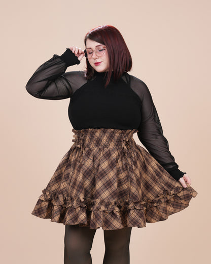 Fleur Skirt in Chestnut Bloom (Pre-Order) (Coming August 15th)