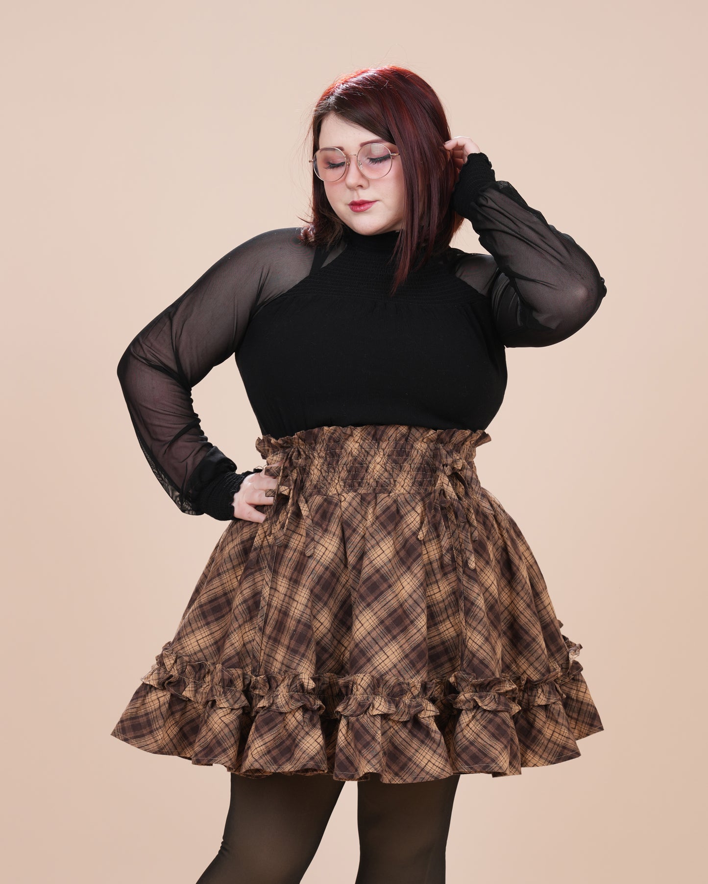 Fleur Skirt in Chestnut Bloom (Pre-Order) (Coming August 15th)