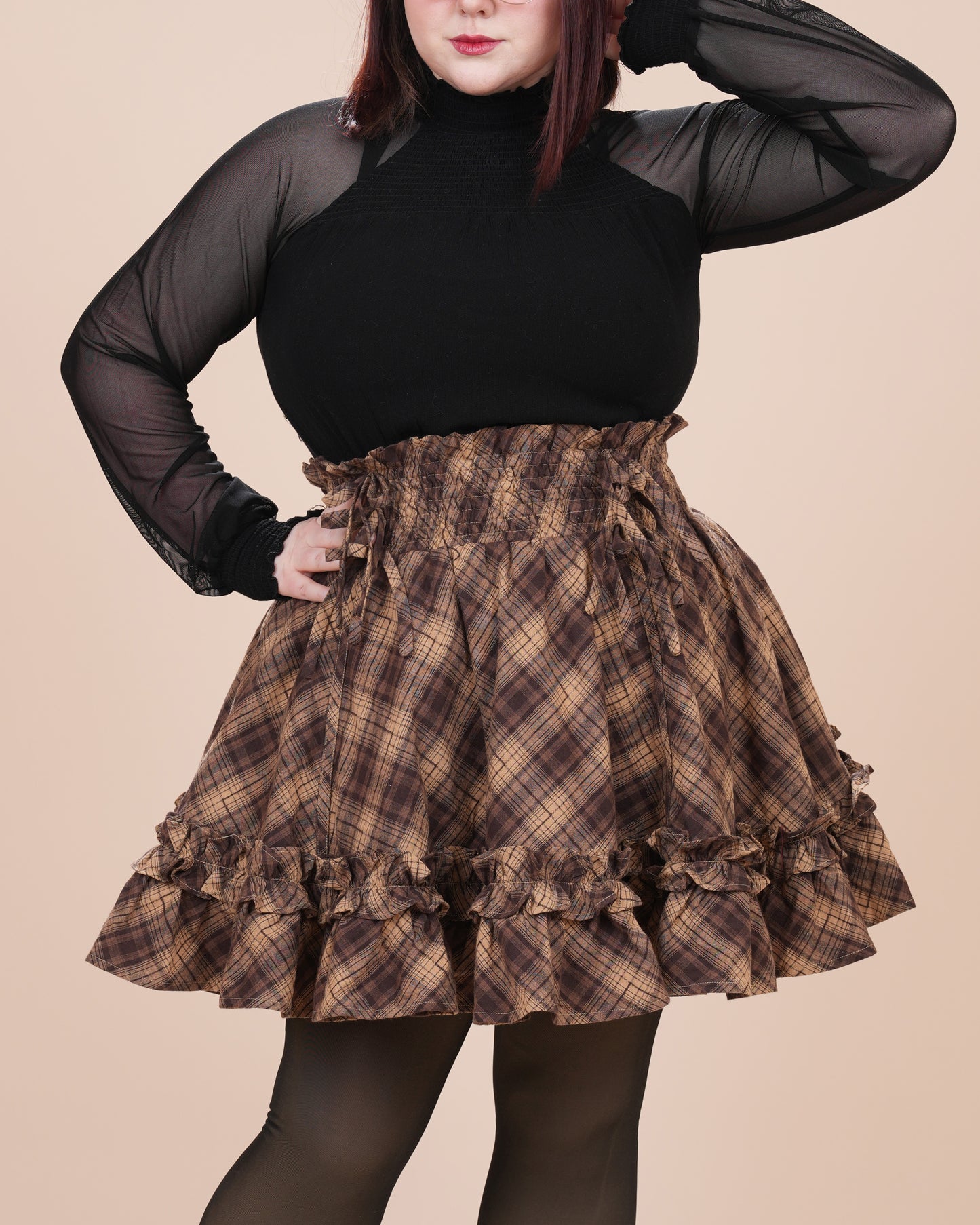 Fleur Skirt in Chestnut Bloom (Pre-Order) (Coming August 15th)