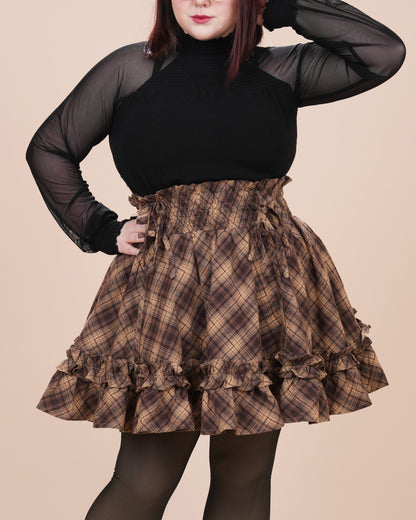 Fleur Skirt in Chestnut Bloom (Pre-Order) (Coming August 15th)