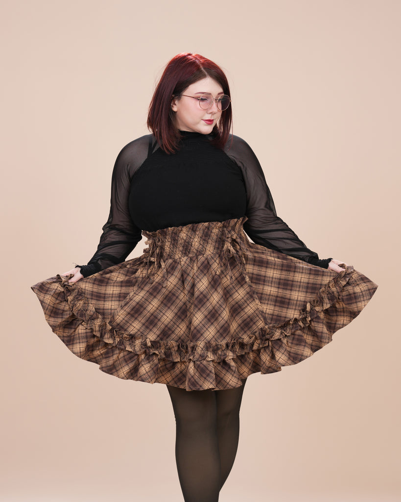 Fleur Skirt in Chestnut Bloom (Pre-Order) (Coming August 15th)