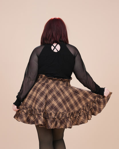 Fleur Skirt in Chestnut Bloom (Pre-Order) (Coming August 15th)