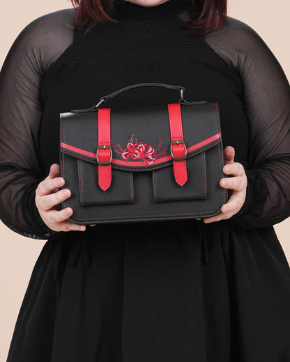 Higanbana (Spider Lily) Mini Messenger Bag