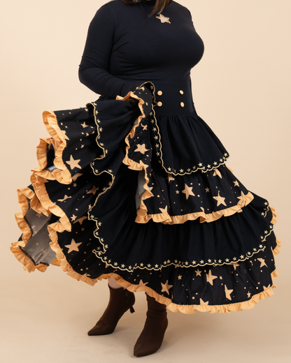 Starry Night Layered Skirt
