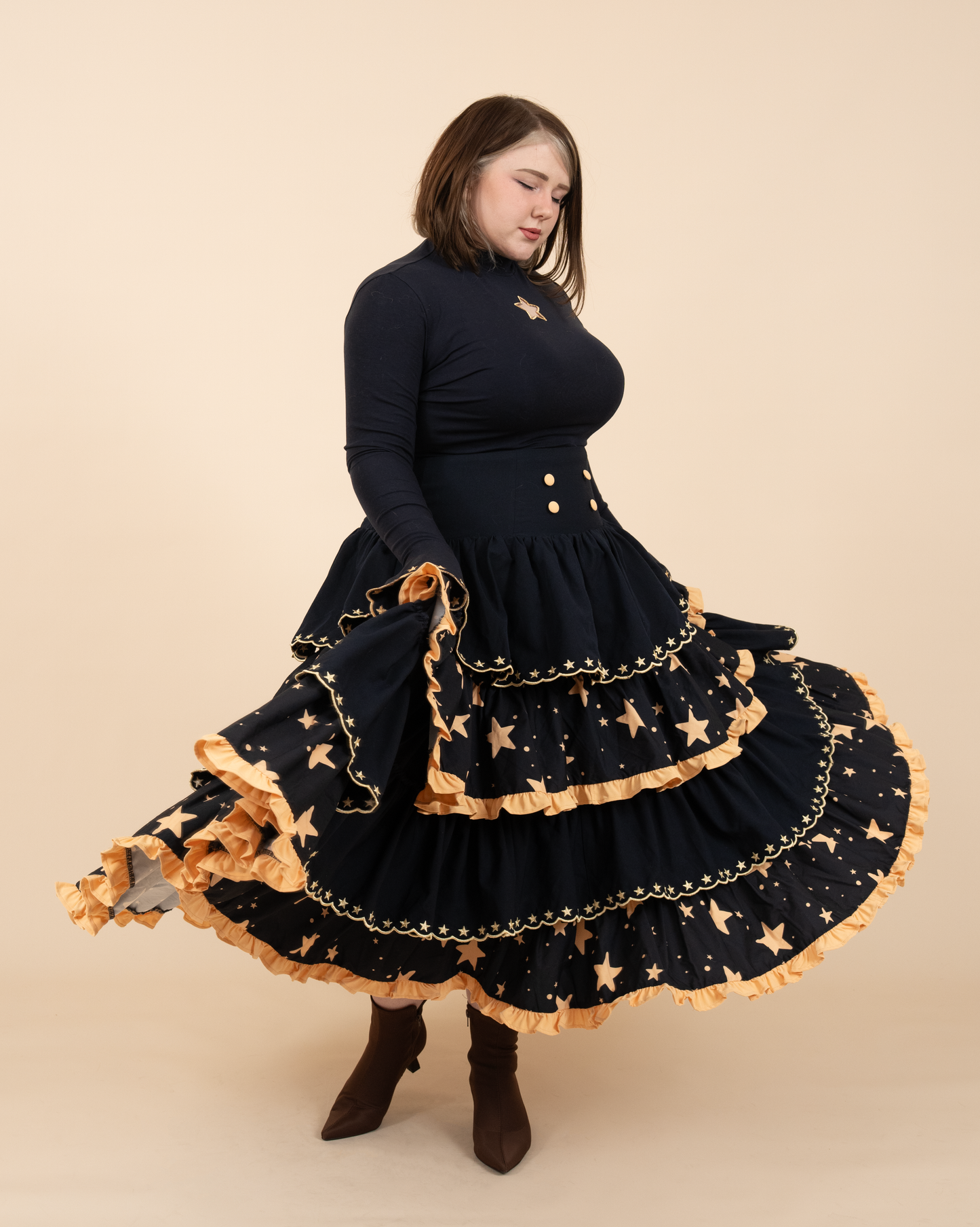 Starry Night Layered Skirt