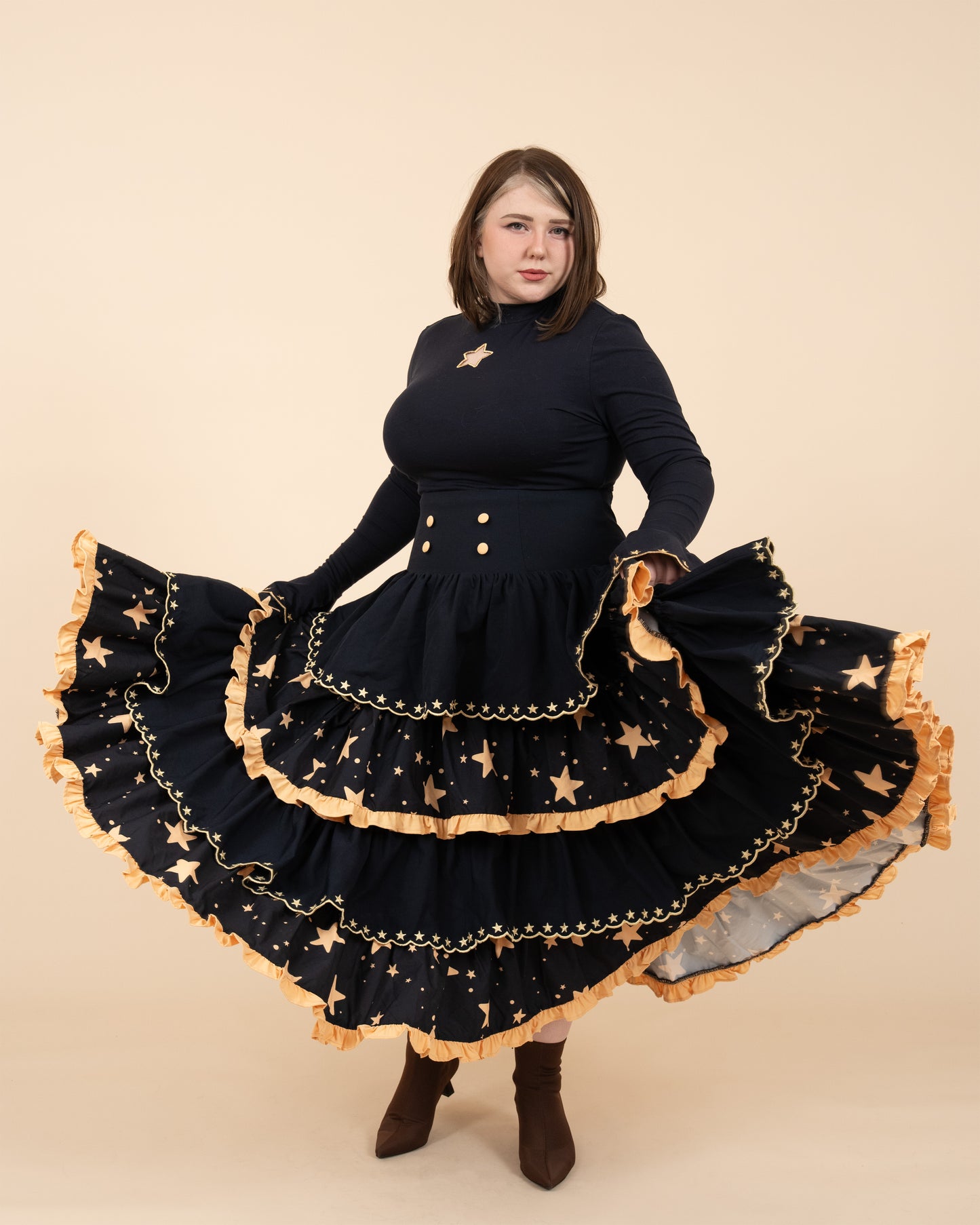 Starry Night Layered Skirt