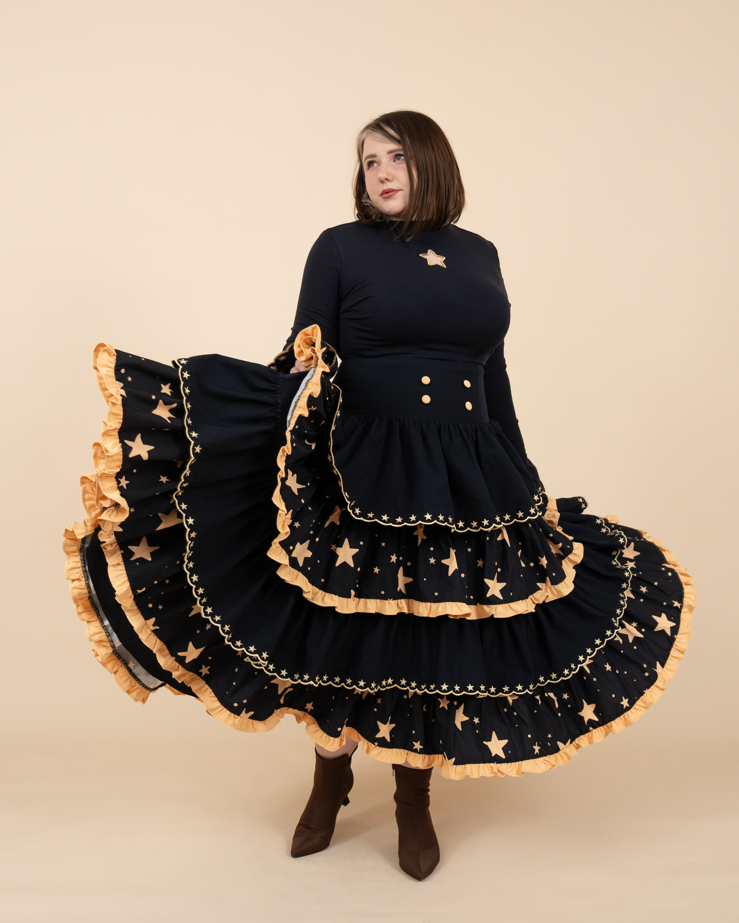 Starry Night Layered Skirt