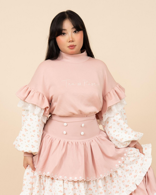 (Pre-Order) Tea & Roses Sweater (Estimated Shipping Date April 15th)