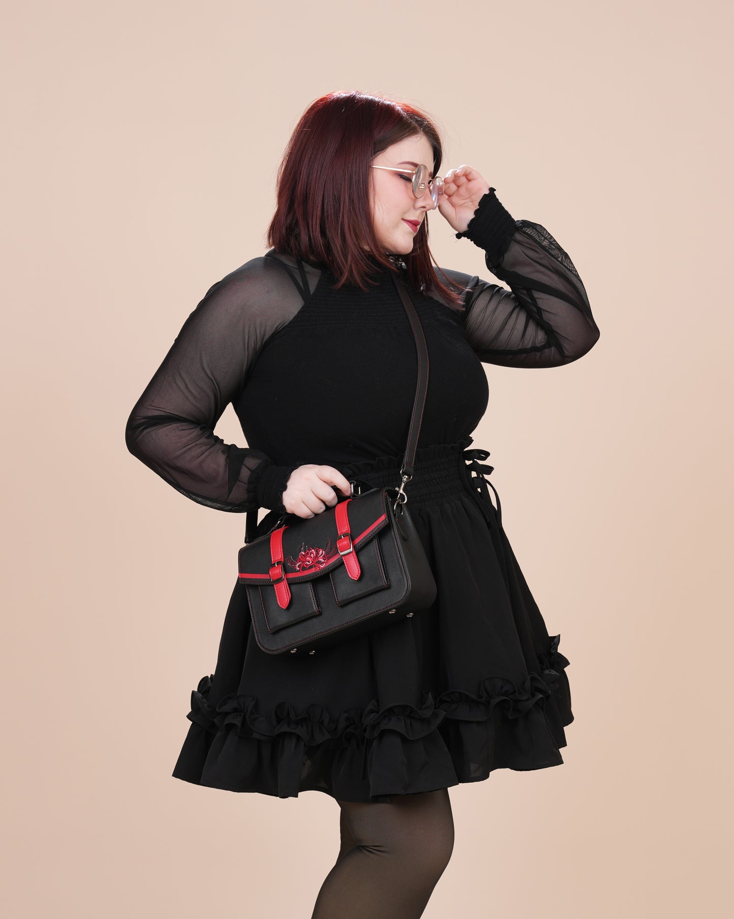 Higanbana (Spider Lily) Mini Messenger Bag