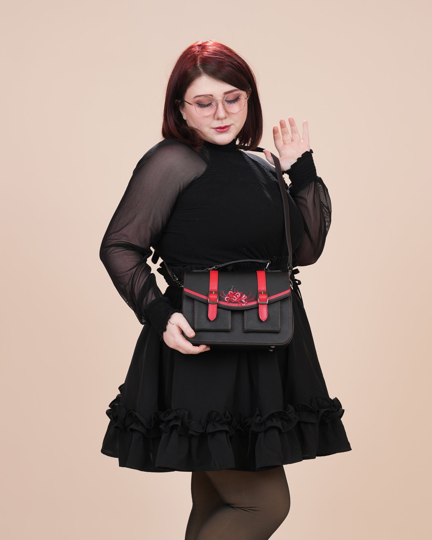 Higanbana (Spider Lily) Mini Messenger Bag