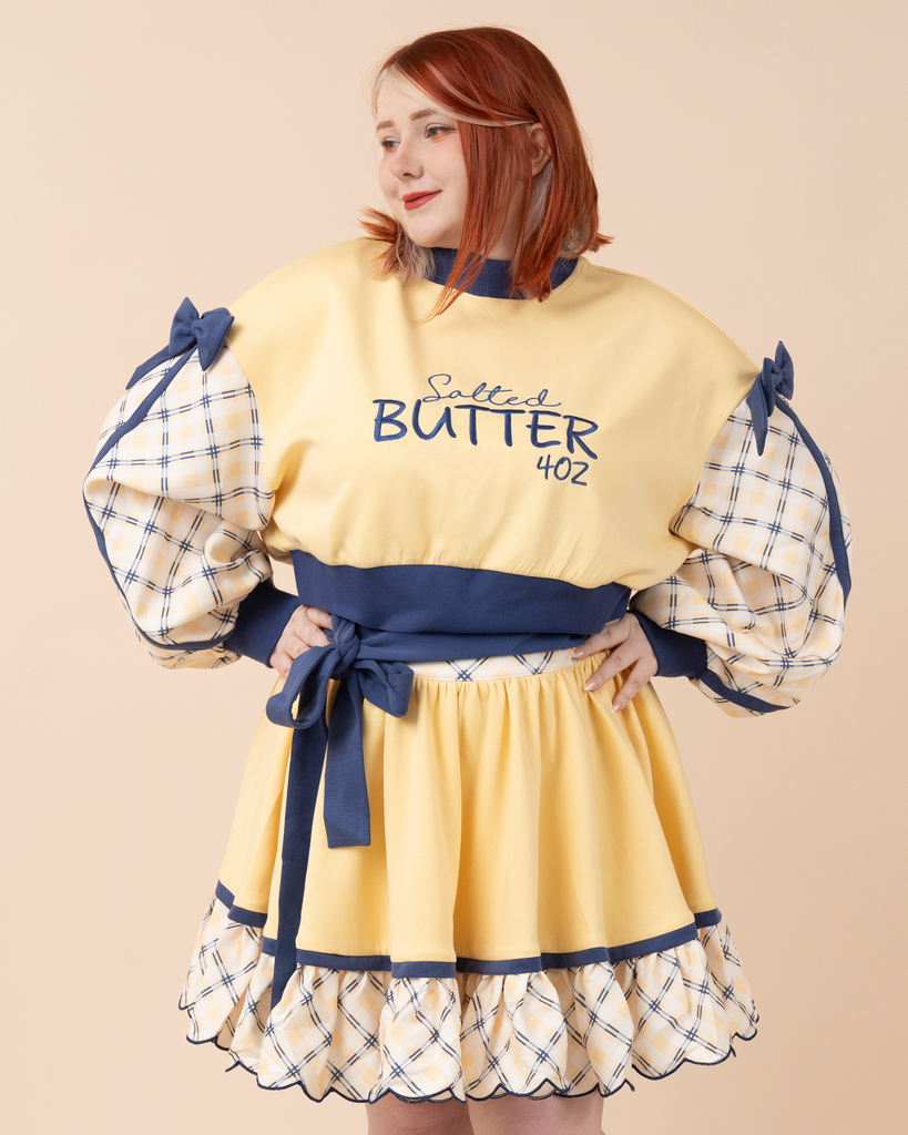 Cropped Butter Sweater