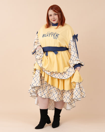 (Pre-Order) Layered Butter Skirt (Estimated Shipping Date September 30th)