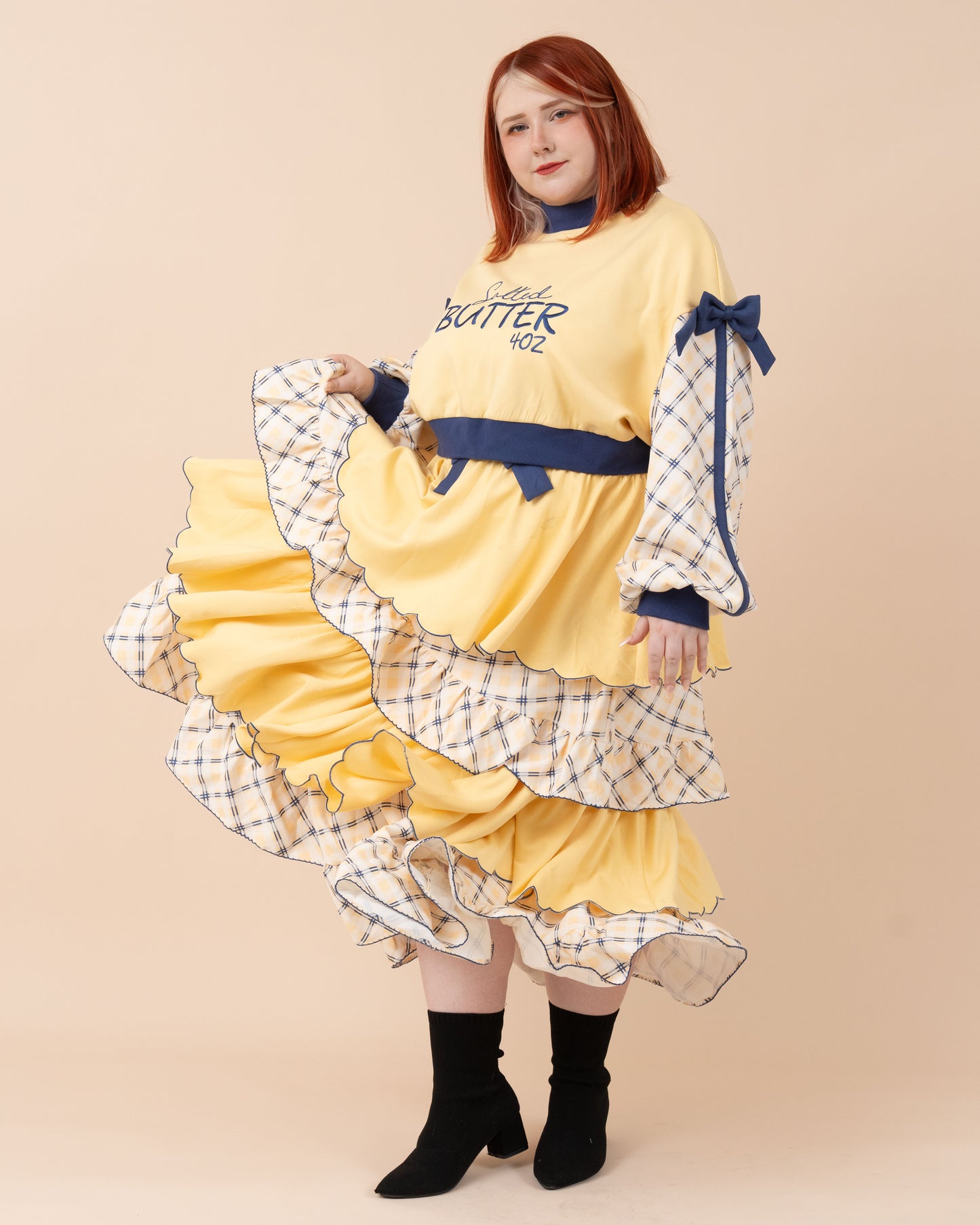 (Pre-Order) Layered Butter Skirt (Estimated Shipping Date September 30th)