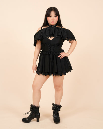 (Pre-Order CLOSED) Goth Swim Skirt (Estimated Shipping: December 25th, 2025)