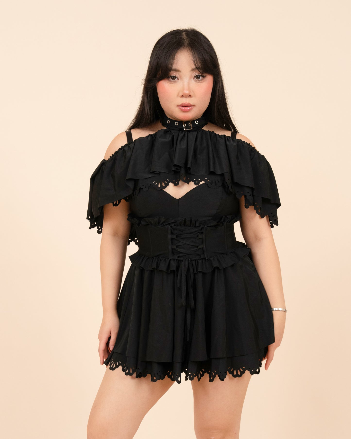 (Pre-Order CLOSED) Goth Swim Skirt (Estimated Shipping: December 25th, 2025)