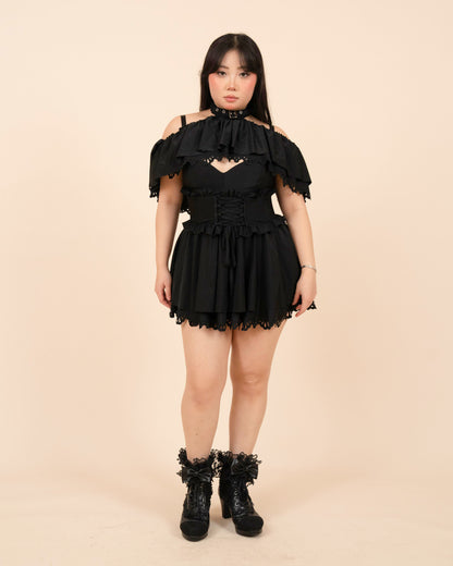 (Pre-Order CLOSED) Goth Swim Skirt (Estimated Shipping: December 25th, 2025)