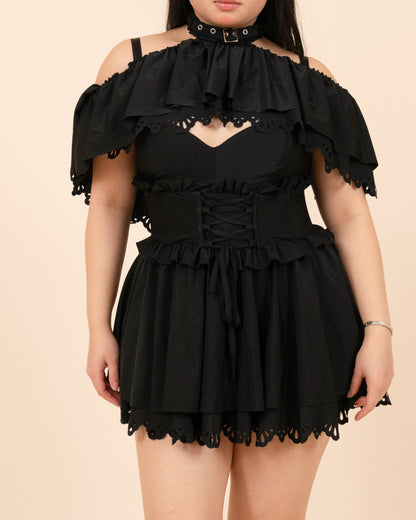 (Pre-Order CLOSED) Goth Swim Skirt (Estimated Shipping: December 25th, 2025)