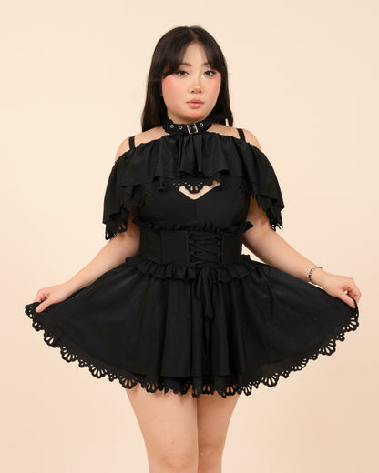 (Pre-Order CLOSED) Goth Swim Skirt (Estimated Shipping: December 25th, 2025)