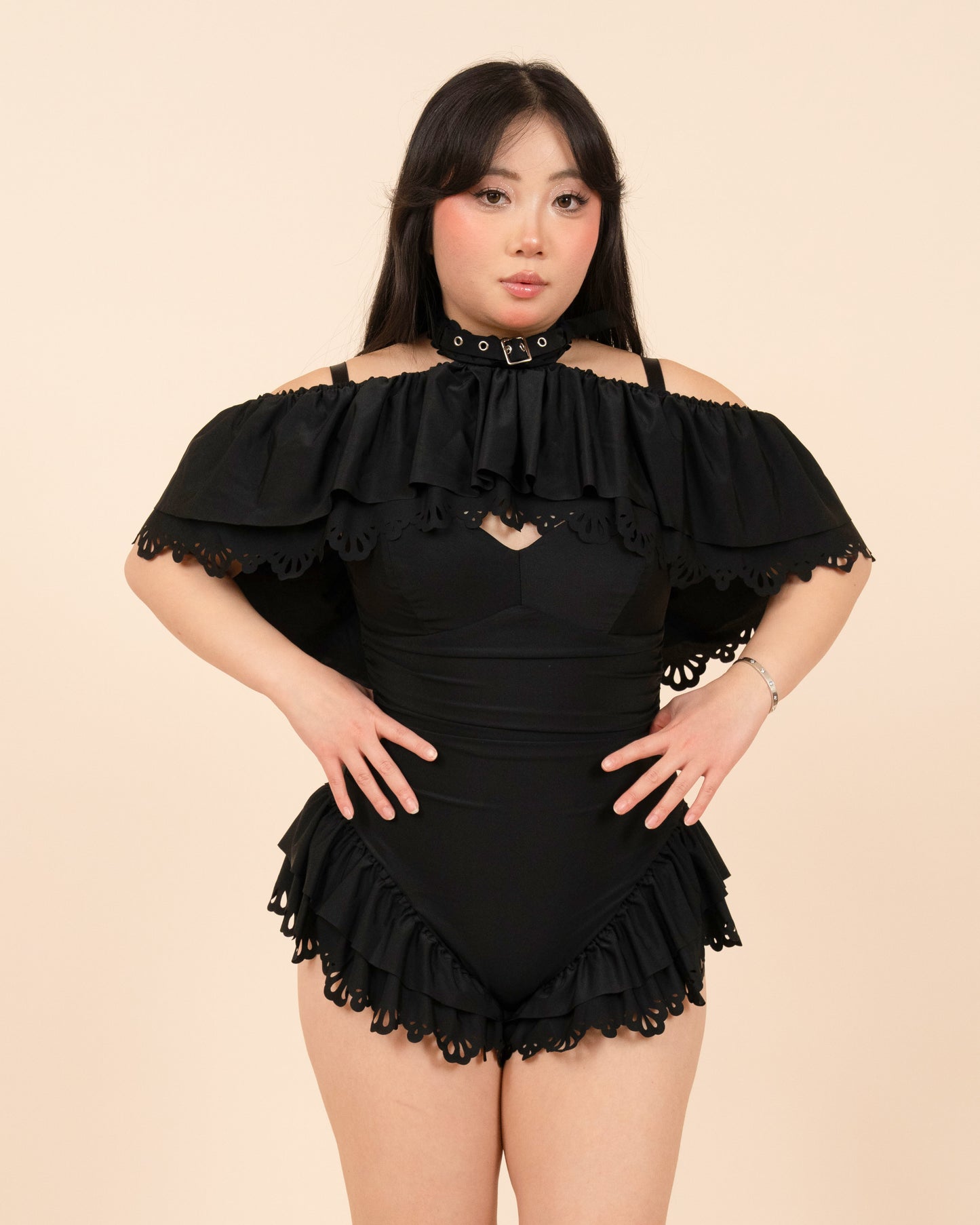 (Pre-Order CLOSED) Goth Swimsuit (SWIMSUIT ONLY) (Estimated Shipping: December 25th, 2025)