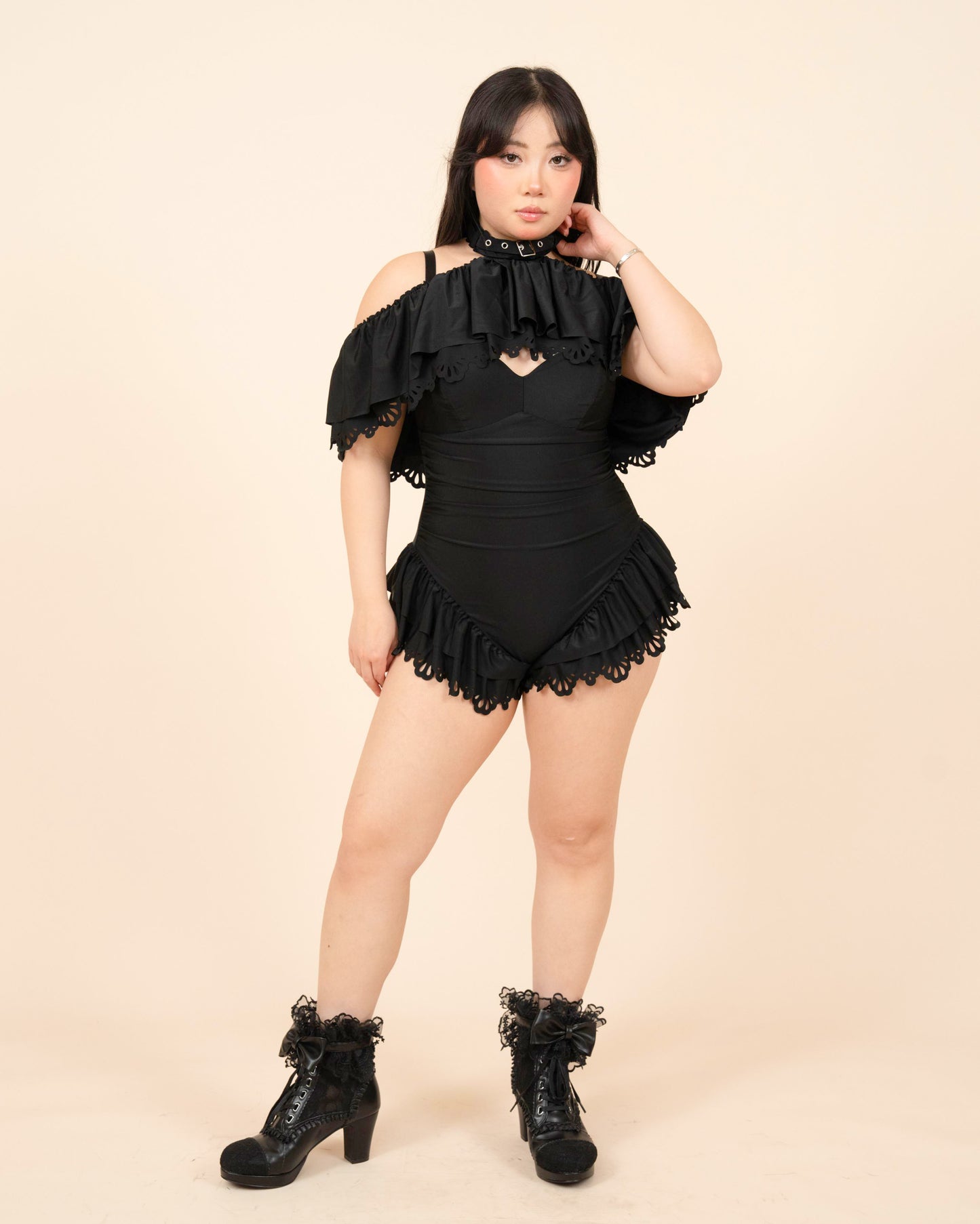 (Pre-Order CLOSED) Goth Swimsuit (SWIMSUIT ONLY) (Estimated Shipping: December 25th, 2025)