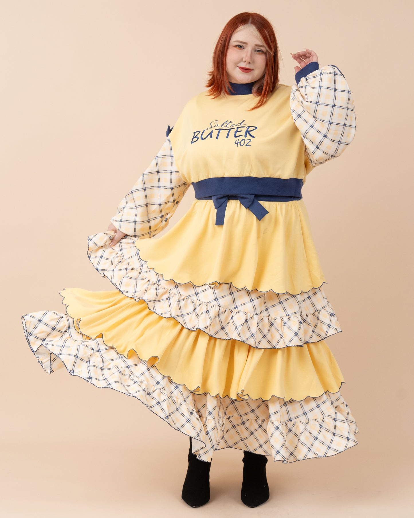 (Pre-Order) Layered Butter Skirt (Estimated Shipping Date September 30th)