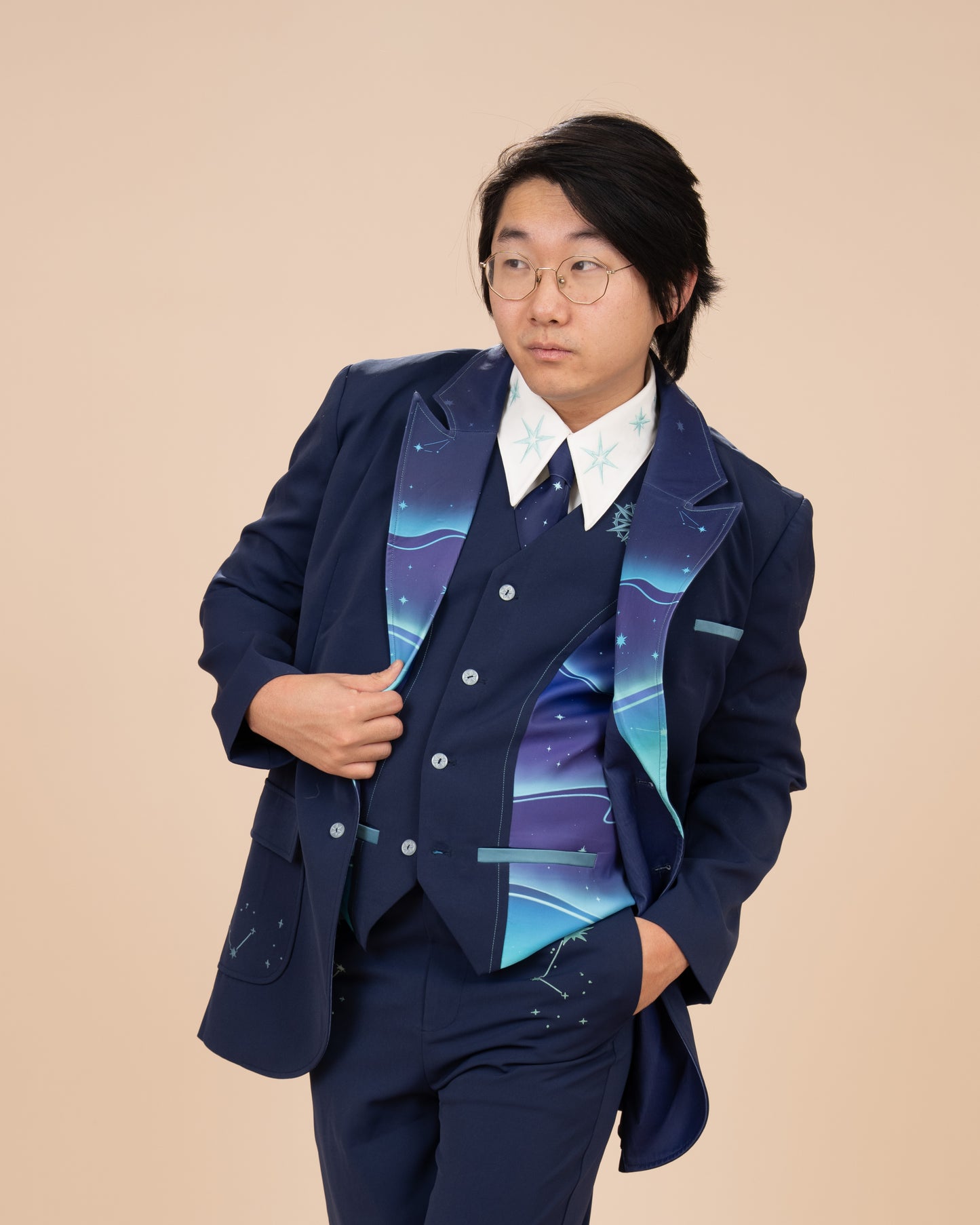 (Pre-Order CLOSED) Aurora Borealis Suit Set in Purple Aurora (ESD July 15th - 30th, 2026)