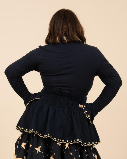 Starry Night Bell Sleeve Top