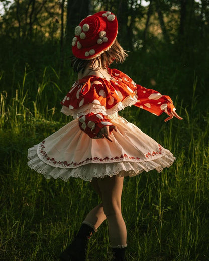 Mushroom Dress (Amanita) - Mochipan