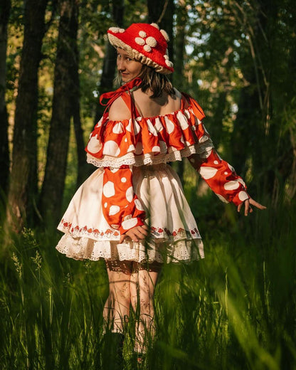 Mushroom Dress (Amanita) - Mochipan