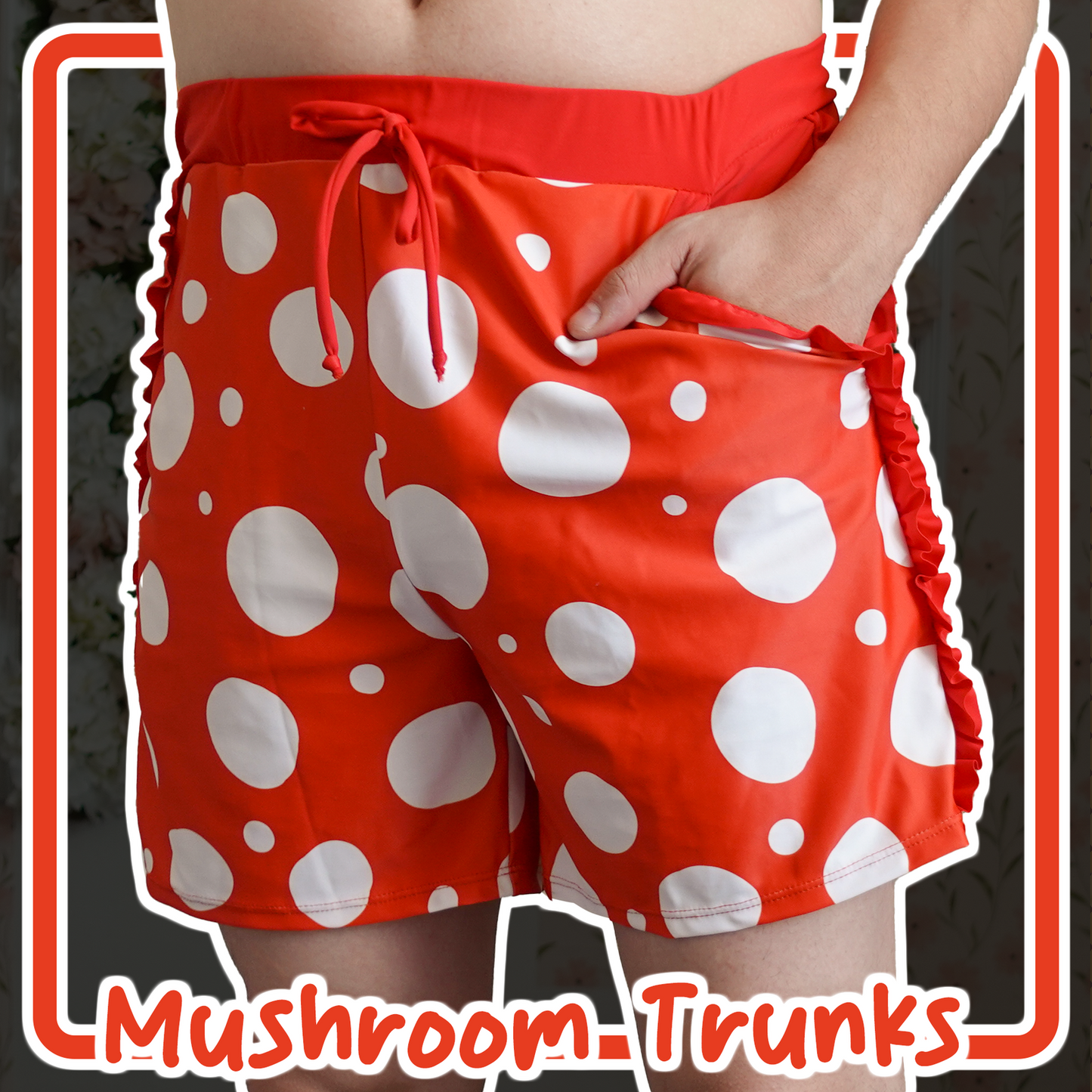 Mushroom Swim Trunks - Mochipan