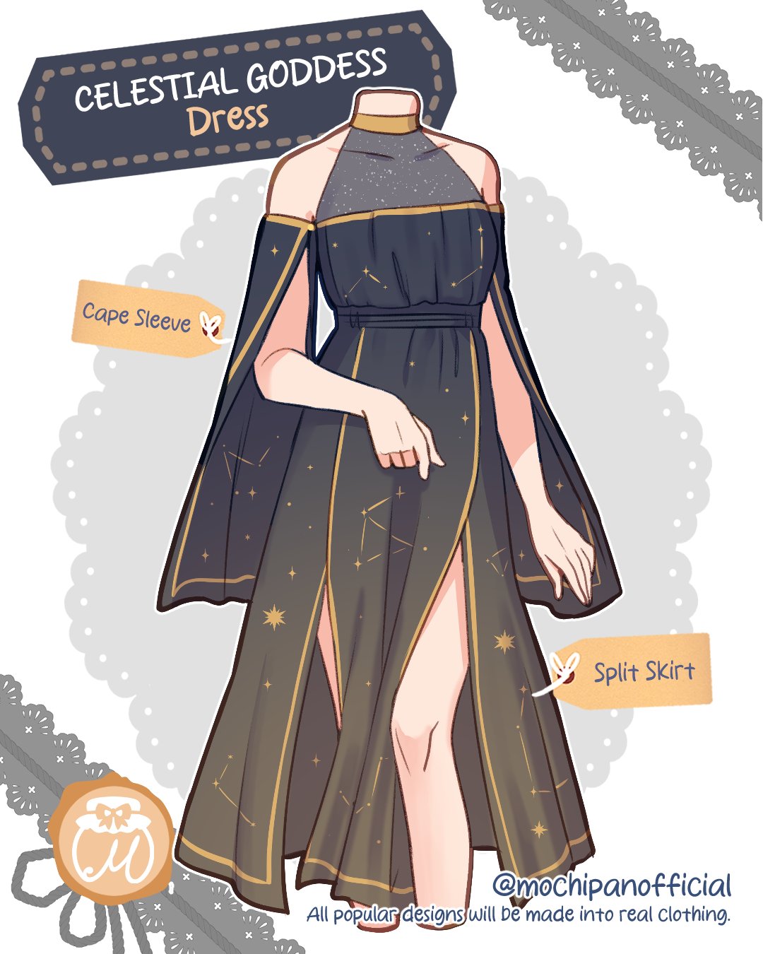 (Interest Check) Celestial Goddess Dress