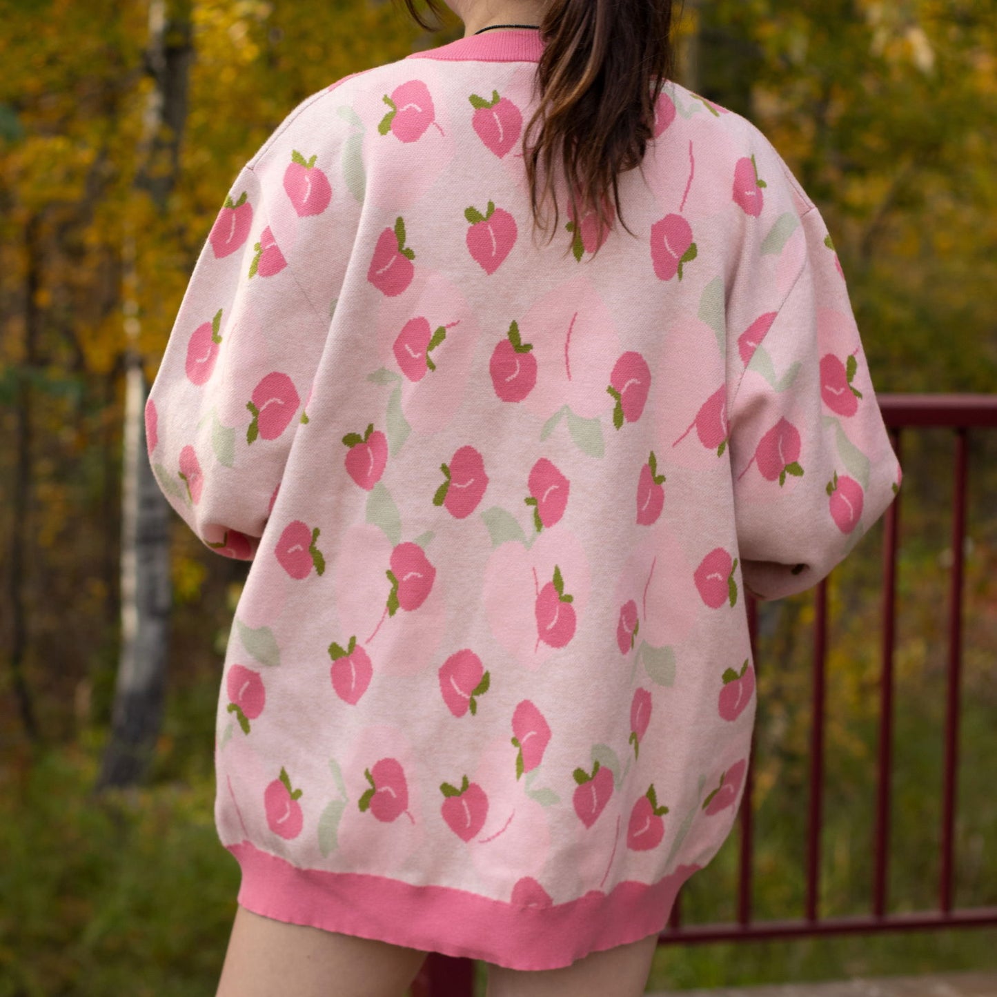 Peach Cardigan - Mochipan