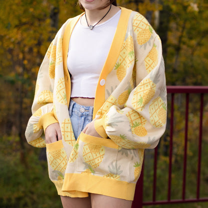 Pineapple Cardigan - Mochipan