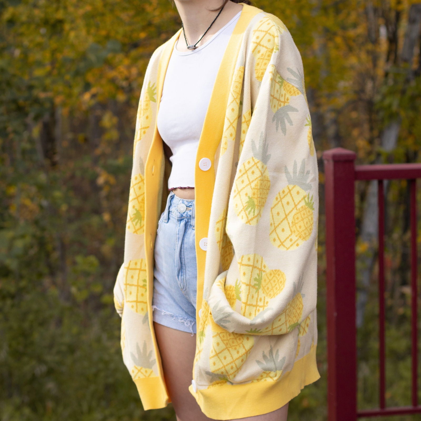 Pineapple Cardigan - Mochipan