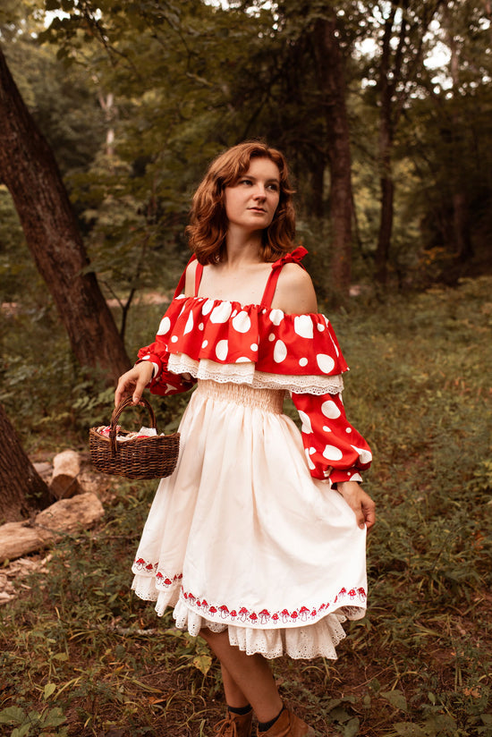 Mr. Mushroom All Woven Dress