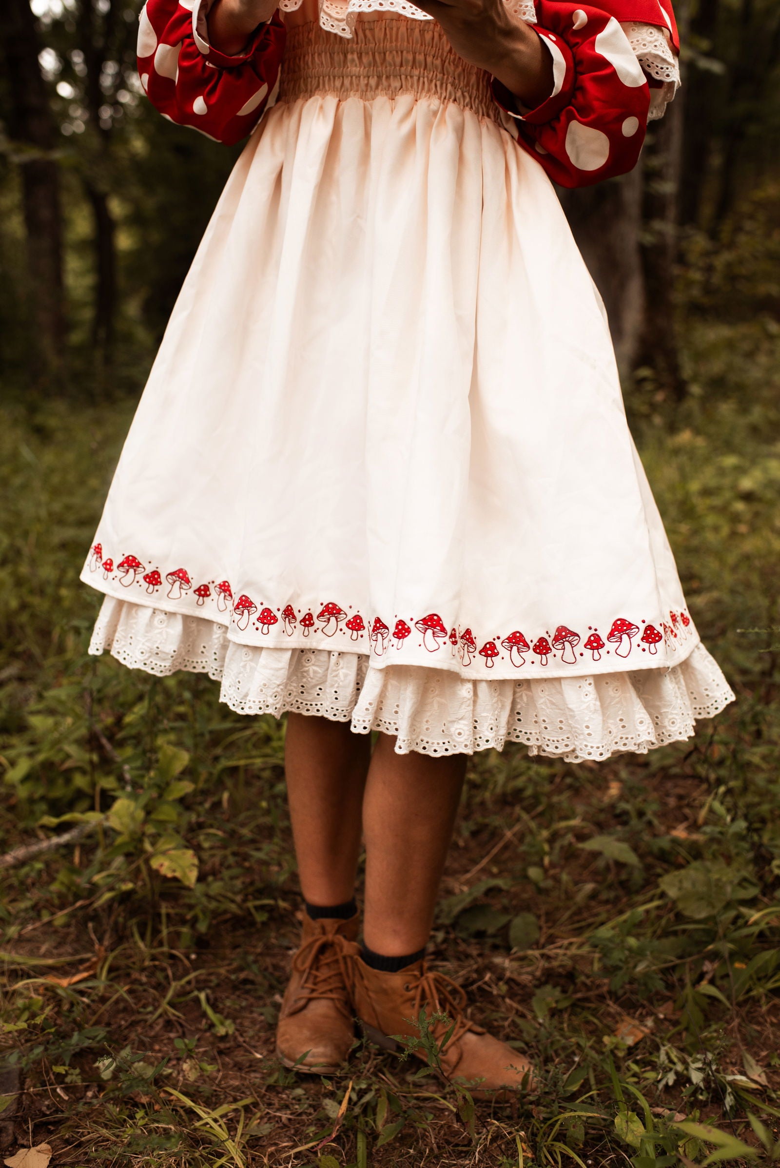 (Pre-Order) Long Mushroom Dress - Mochipan