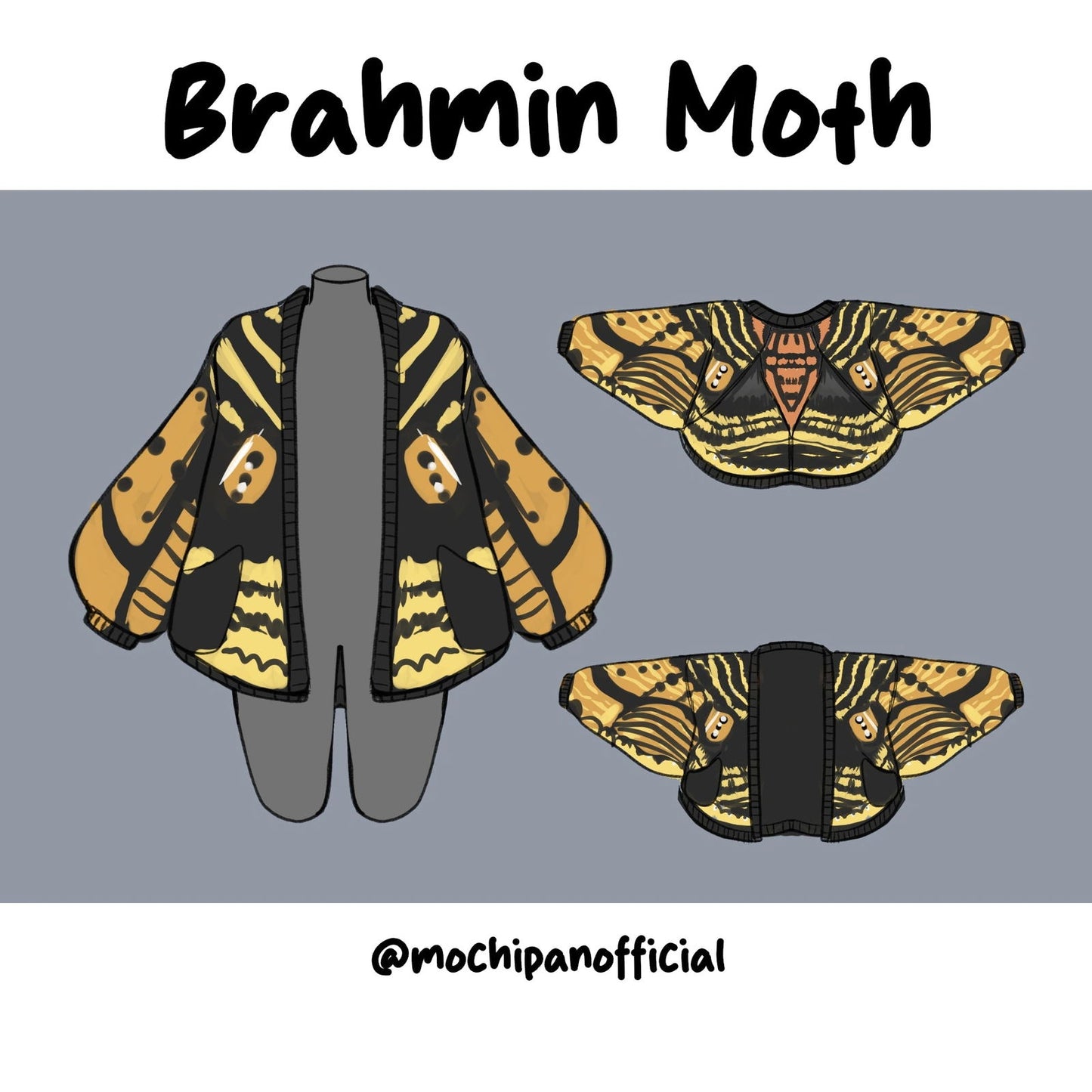 (Pre-Sample Pre-Order) Brahmin Moth Cardigan - Mochipan