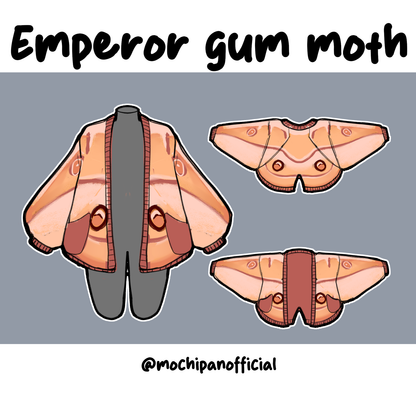 (Pre-Sample Pre-Order) Emperor Gum Moth Cardigan - Mochipan