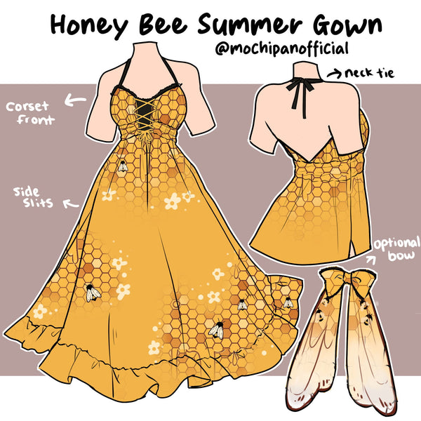 Dress with bees on it best sale