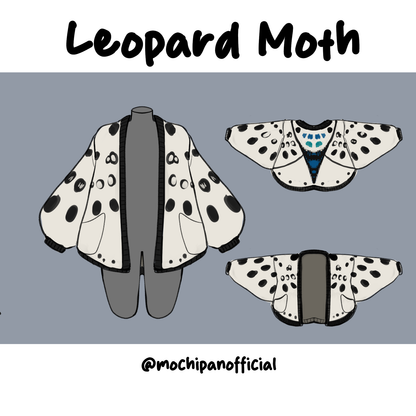 (Pre-Sample Pre-Order) Leopard Moth Cardigan - Mochipan