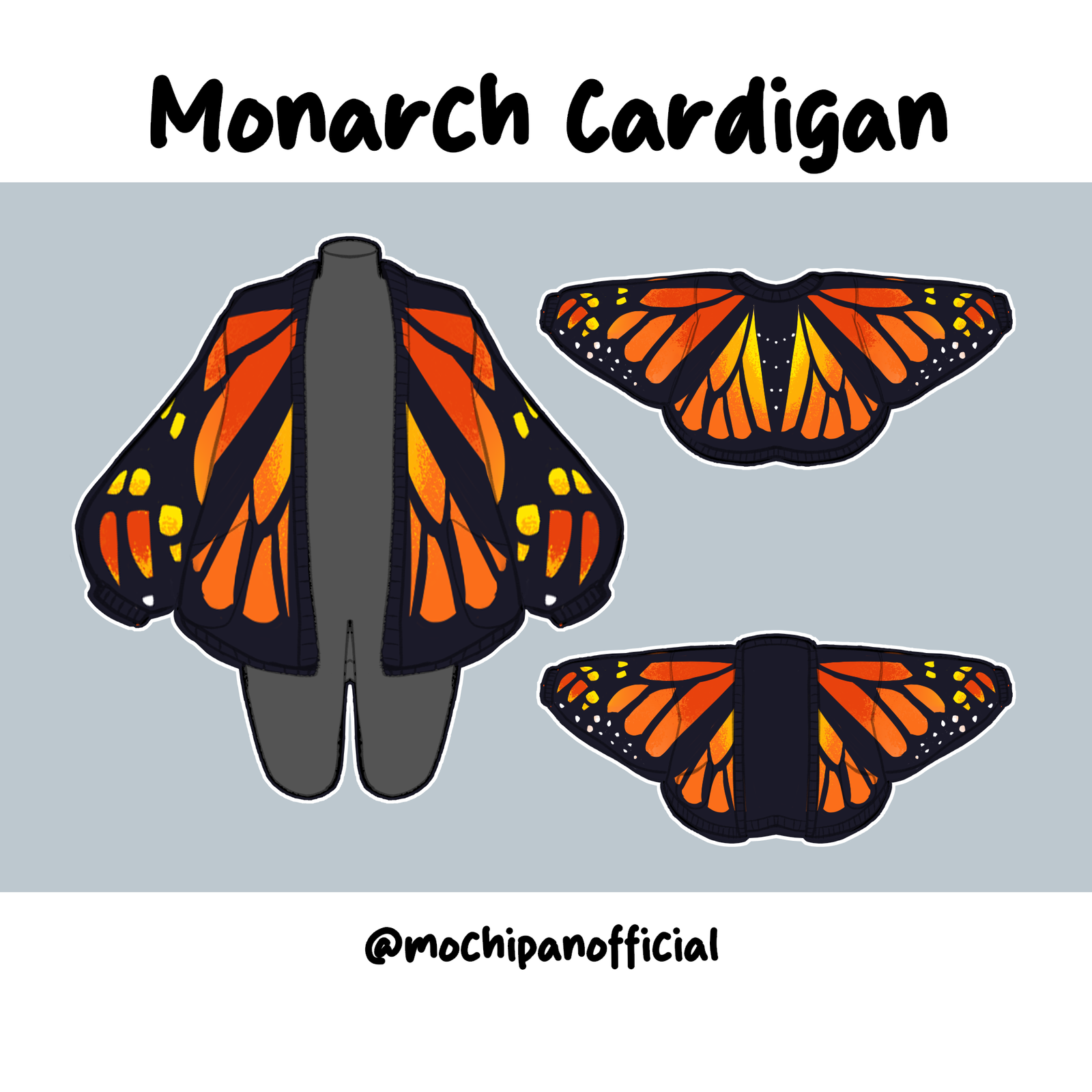 (Pre-Sample Pre-Order) Monarch Cardigan - Mochipan