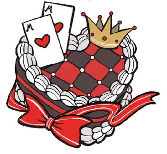 Queen of Hearts Cake Pin