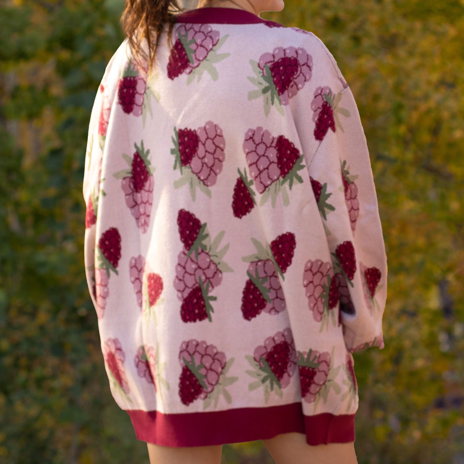 Raspberry Cardigan - Mochipan