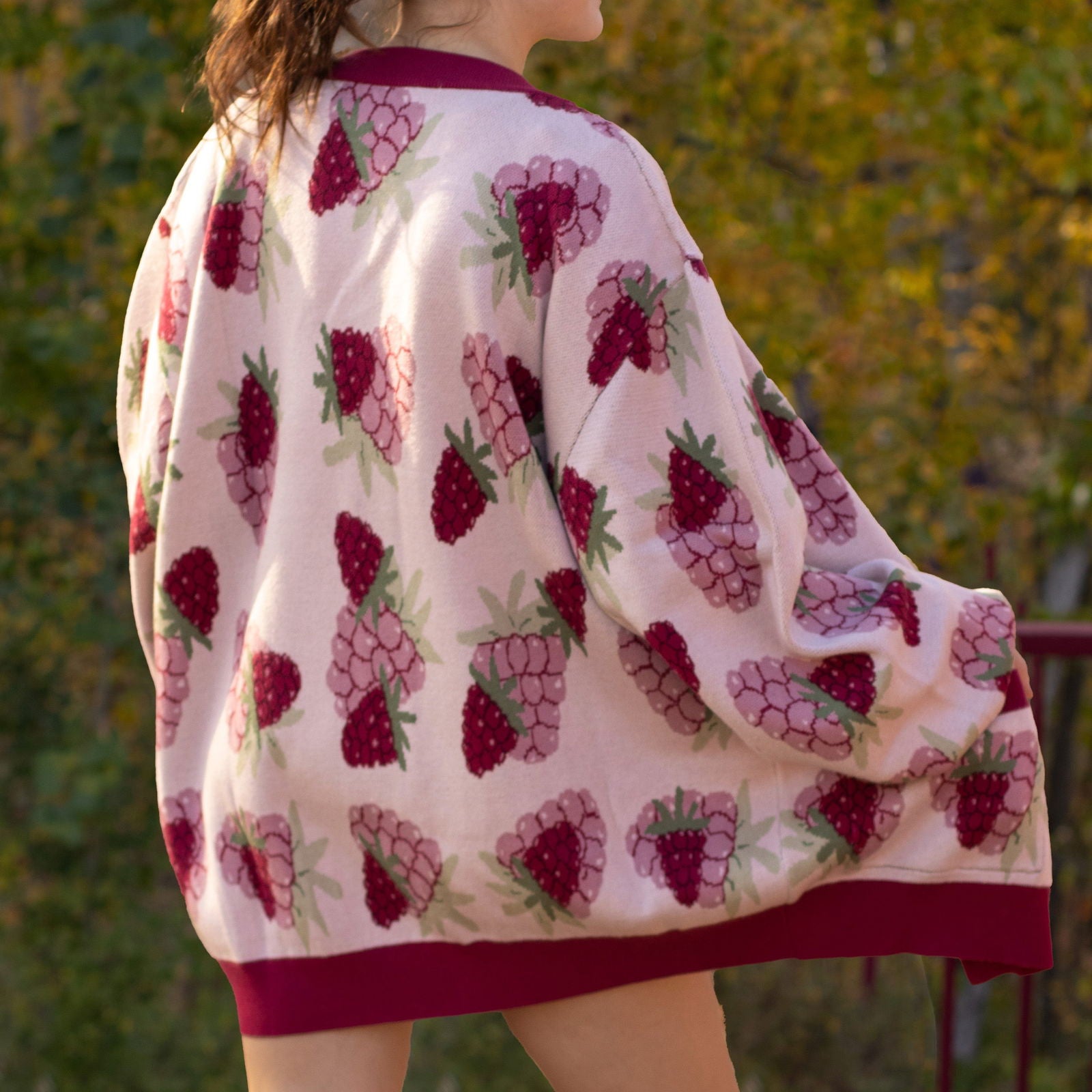 Raspberry Cardigan - Mochipan