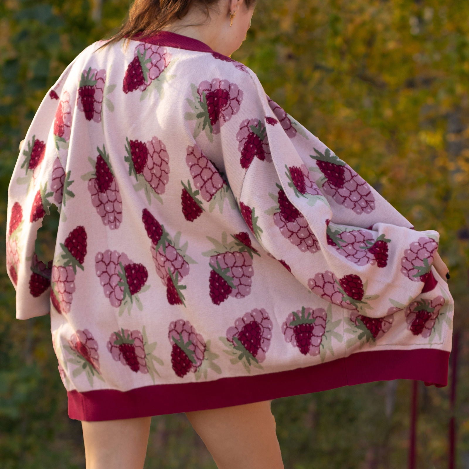 Raspberry Cardigan - Mochipan